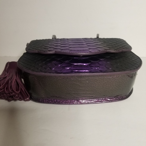 THALE BLANC AUDREY MICRO Metallic Purple Bag - Picture 11 of 16